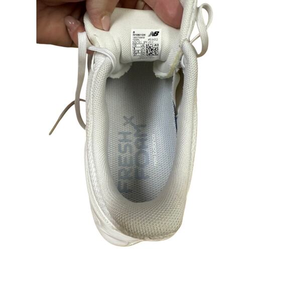 "NEW BALANCE" Women,s Fresh Form White Sneakers SZ 10 Washed Jogger Walking - Picture 10 of 10